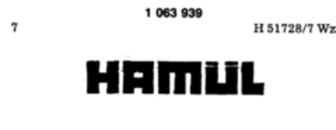 HAMÜL Logo (DPMA, 06.09.1983)