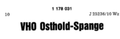 VHO Osthold-Spange Logo (DPMA, 05/28/1990)