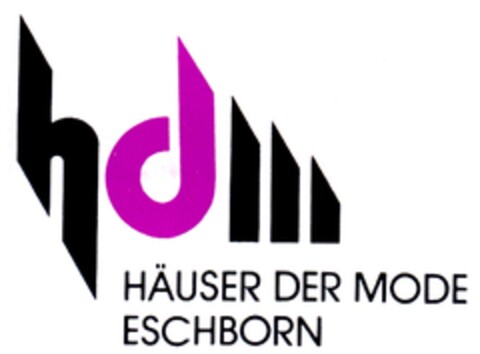 HÄUSER DER MODE ESCHBORN Logo (DPMA, 31.05.1991)
