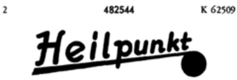 Heilpunkt Logo (DPMA, 04.02.1935)