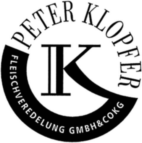 PETER KLOPFER FLEISCHVEREDELUNG GMBH&COKG Logo (DPMA, 10/02/1993)