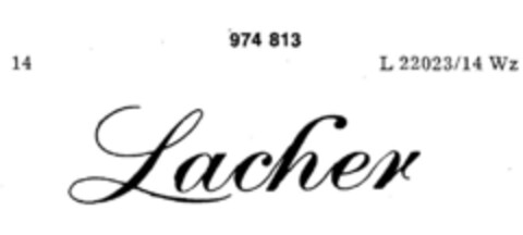 Lacher Logo (DPMA, 08.11.1977)