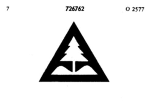 726762 Logo (DPMA, 06.04.1957)