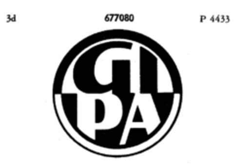 GIPA Logo (DPMA, 05/07/1954)