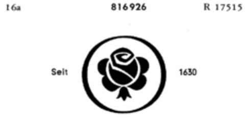 Seit 1630 Logo (DPMA, 28.06.1963)