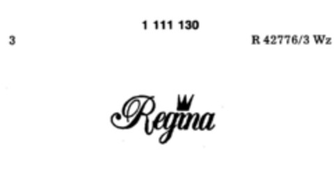 Regina Logo (DPMA, 30.01.1985)