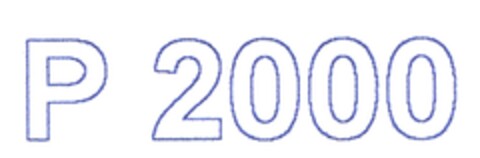 P 2000 Logo (DPMA, 11.11.2008)