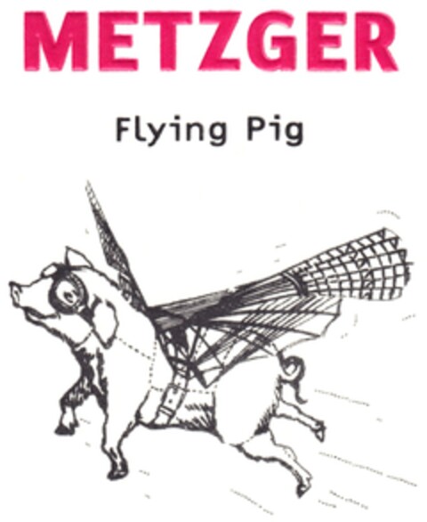 METZGER Flying Pig Logo (DPMA, 04/18/2012)