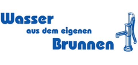 Wasser aus dem eigenen Brunnen Logo (DPMA, 07/27/2016)