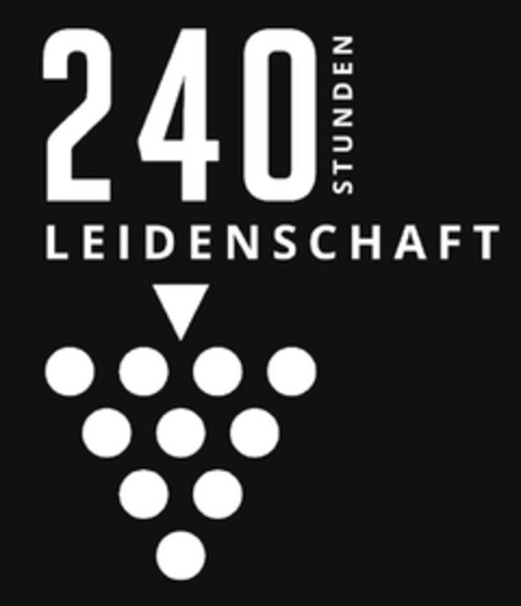 240 STUNDEN LEIDENSCHAFT Logo (DPMA, 31.01.2017)