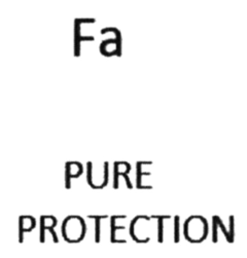 Fa PURE PROTECTION Logo (DPMA, 09/29/2020)