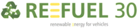 REEFUEL 30 renewable Energy for vehicles Logo (DPMA, 08.07.2021)