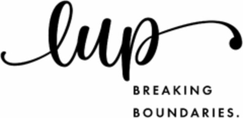 lup BREAKING BOUNDARIES. Logo (DPMA, 04.02.2022)