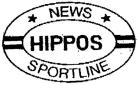 NEWS SPORTLINE HIPPOS Logo (DPMA, 12.03.2002)