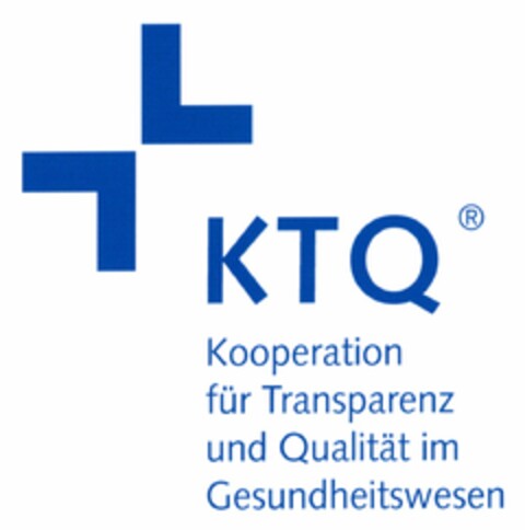 KTQ Kooperation für Transparenz und Qualität im Gesundheitswesen Logo (DPMA, 15.07.2004)