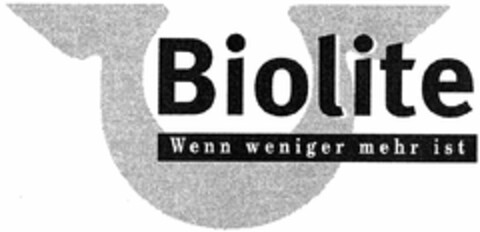 Biolite Wenn weniger mehr ist Logo (DPMA, 08/16/2004)