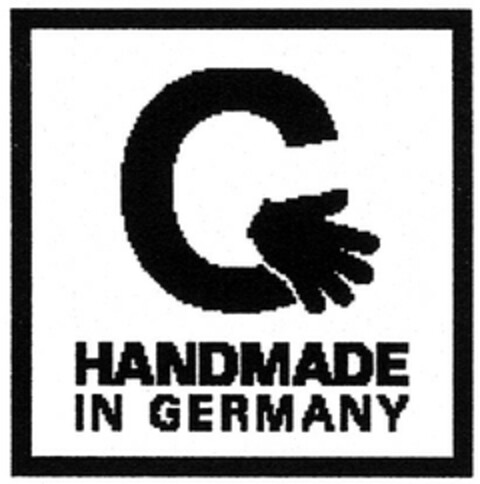 HANDMADE IN GERMANY Logo (DPMA, 10/25/2006)