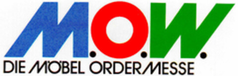 M.O.W. DIE MÖBEL ORDER MESSE Logo (DPMA, 01.01.1995)