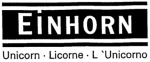 EINHORN Logo (DPMA, 07.02.1997)