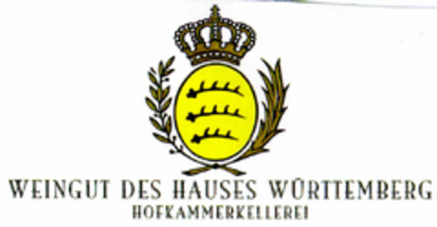 WEINGUT DES HAUSES WÜRTTEMBERG HOFKAMMERKELLEREI Logo (DPMA, 03/07/1997)