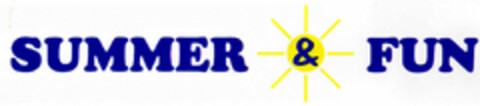 SUMMER & FUN Logo (DPMA, 30.07.1998)