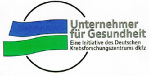 Unternehmer für Gesundheit Eine Initiative des Deutschen Krebsforschungszentrums dkfz Logo (DPMA, 20.10.1998)