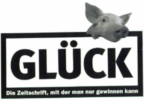 GLÜCK Die Zeitschrift, mit der man nur gewinnen kann Logo (DPMA, 03/25/1999)