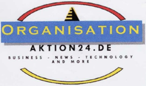 ORGANISATION AKTION 24.DE BUSINESS - NEWS - TECHNOLOGY AND MORE Logo (DPMA, 11.11.1999)