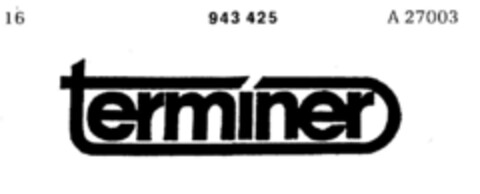 terminer Logo (DPMA, 09.05.1975)