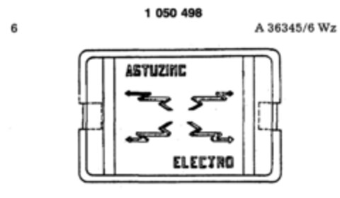 ASTUZINC ELECTRO Logo (DPMA, 19.11.1982)