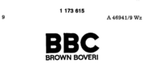 BBC BROWN BOVERI Logo (DPMA, 08.09.1989)