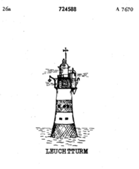 LEUCHTTURM Logo (DPMA, 06/09/1958)