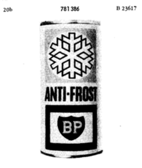 ANTI-FROST BP Logo (DPMA, 14.11.1960)