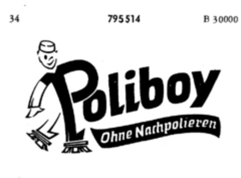 Poliboy Ohne Nachpolieren Logo (DPMA, 30.09.1963)