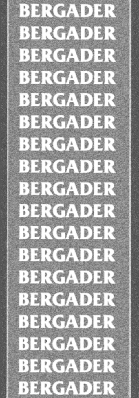 BERGADER Logo (DPMA, 17.06.1993)