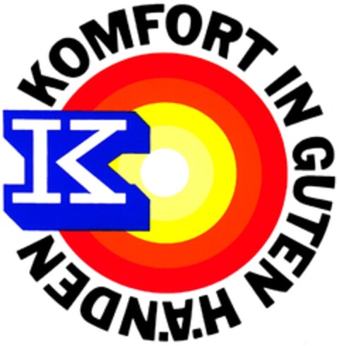 KOMFORT IN GUTEN HÄNDEN Logo (DPMA, 07/01/1983)