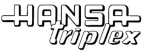 HANSA triplex Logo (DPMA, 27.04.1966)