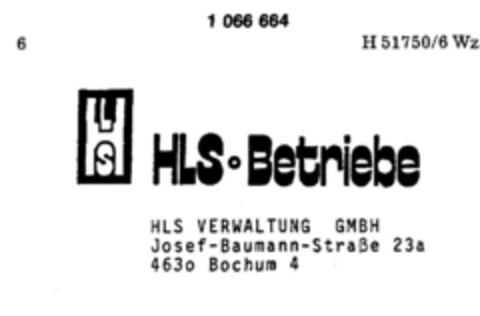 HLS Betriebe Logo (DPMA, 14.09.1983)