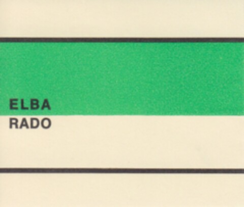 ELBA RADO Logo (DPMA, 10.11.1965)