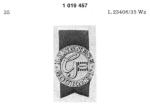 LANGNESE GOURMET Logo (DPMA, 19.05.1979)