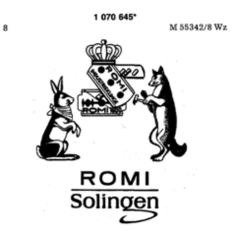 ROMI Solingen Logo (DPMA, 13.09.1984)