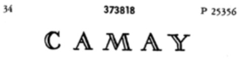 CAMAY Logo (DPMA, 13.06.1927)