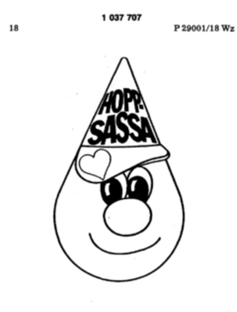 HOPPSASSA Logo (DPMA, 19.01.1982)