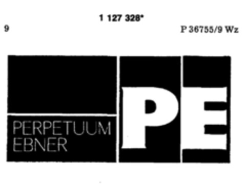 PERPETUUM EBNER Logo (DPMA, 06.07.1988)