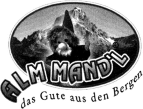 ALM MAND'L das Gute aus den Bergen Logo (DPMA, 26.07.1994)