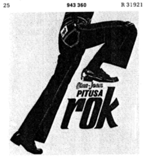 Blue-jean PITUSA rok Logo (DPMA, 09.05.1975)