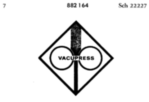 VACUPRESS Logo (DPMA, 03.06.1970)