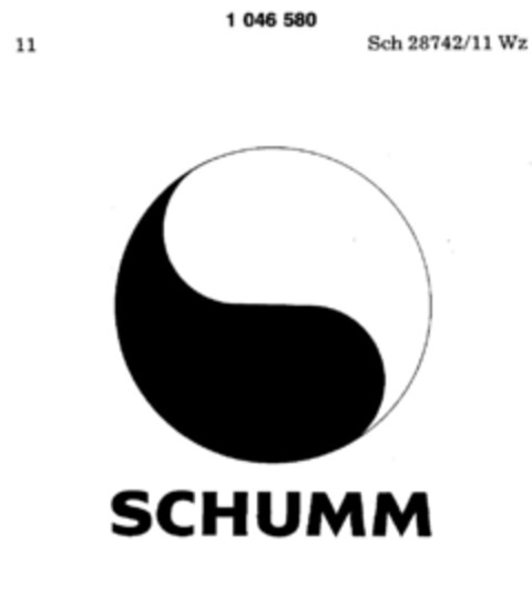 SCHUMM Logo (DPMA, 24.09.1980)