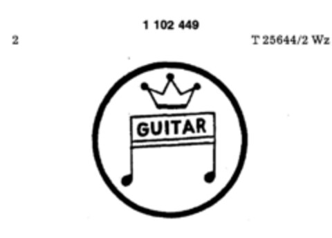 GUITAR Logo (DPMA, 28.06.1986)