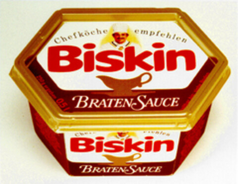 Chefköche empfehlen Biskin Braten Sauce Logo (DPMA, 08.03.1989)